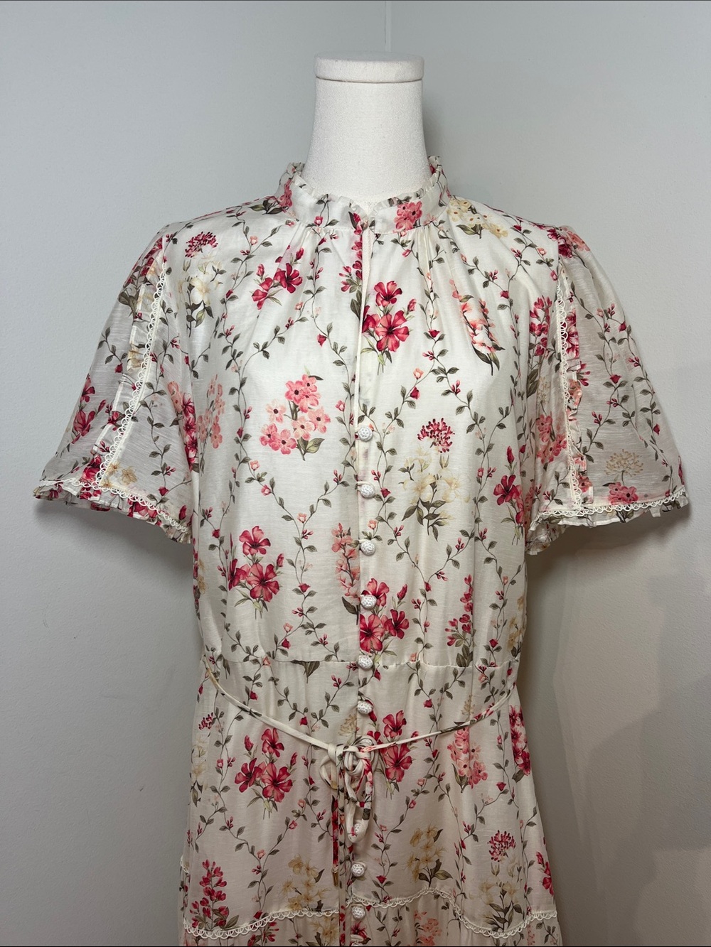 Jessie Button-Down Floral Print Midi Dress - Picture 7 of 17